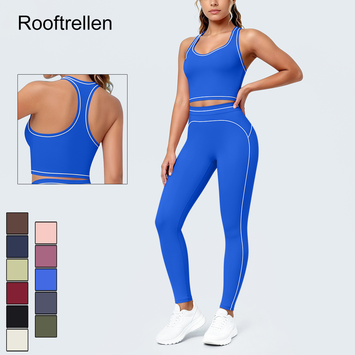 Crossfit Lifting - Set Yoga Olahraga Musim Panas Wanita,