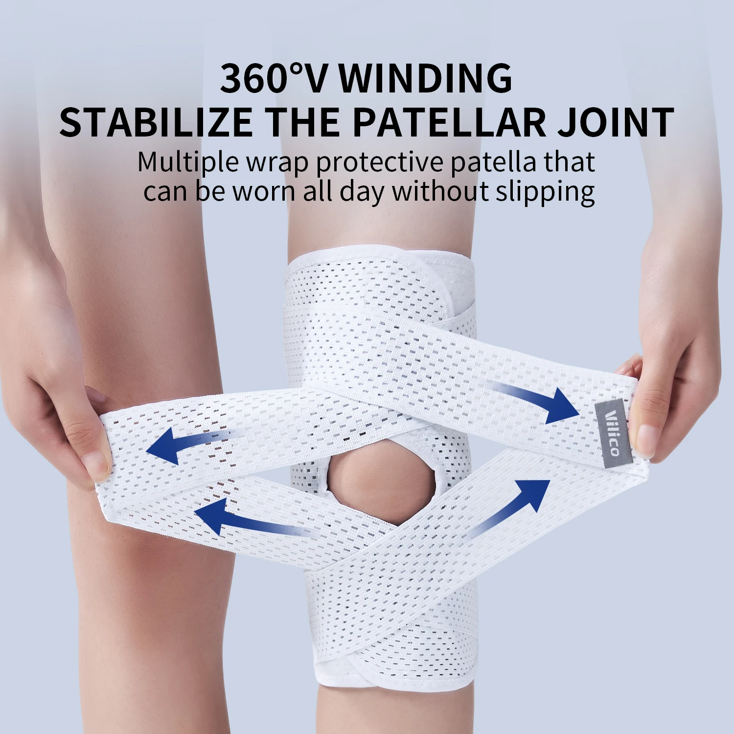 Knee Sleeve Pair - Bantalan Lutut Olahraga Luar Ruangan Musim