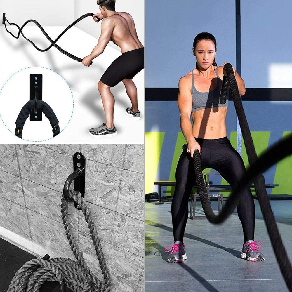 Kit Jangkar Tali Latihan Baja  - Battle Rope Anchor ulasan dan harga
