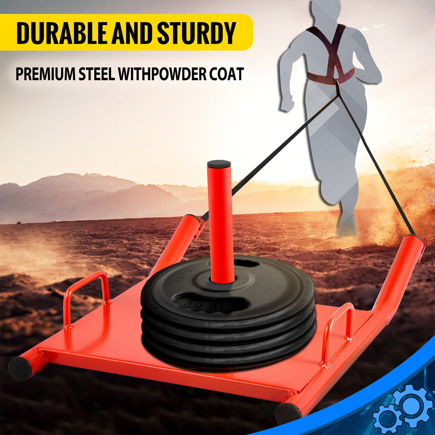 Sled Dorong/Tarik Power Speed  - Crossfit Training ulasan dan harga